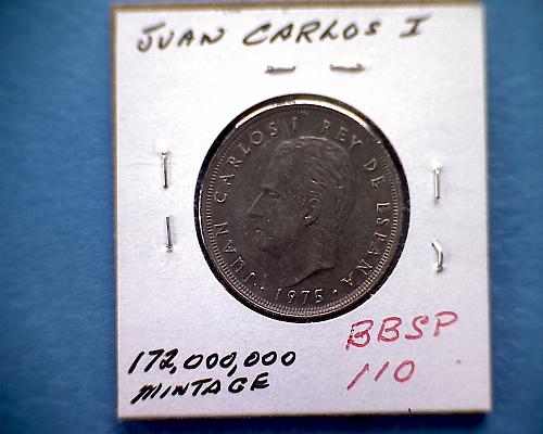 1975 (79) SPAIN TWENTY-FIVE PESETAS