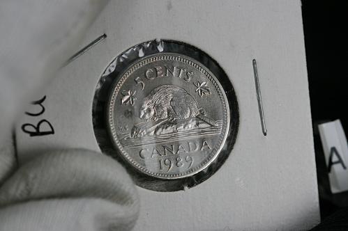 1989 Canada Five Cent BU