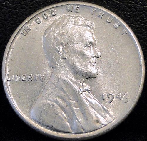 1943 Lincoln Steel Wheat Cent