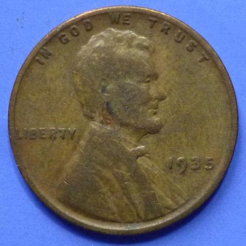 US United States of America 1 Lincoln Cent 1935 P km A132
