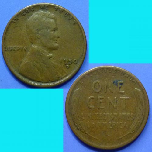 US United States of America 1 Lincoln Cent 1950 D km A132