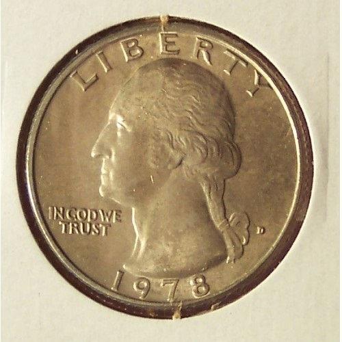 1978-D Washington Quarter BU  #0251
