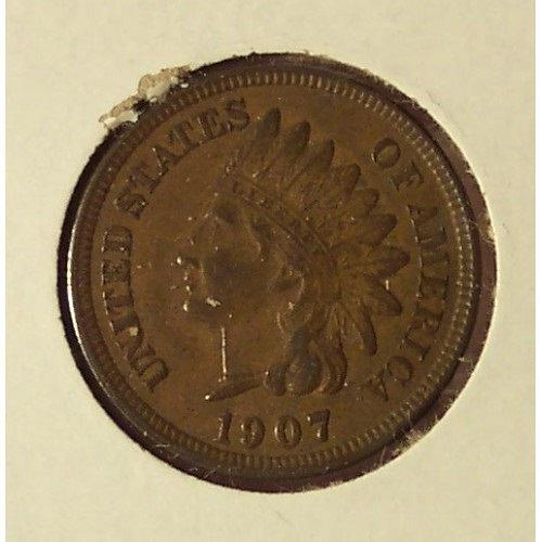 1907 Indian Head Penny EF #0303