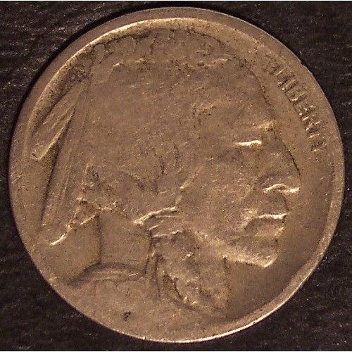 1917-D Buffalo Nickel VG Scarce Date #0345