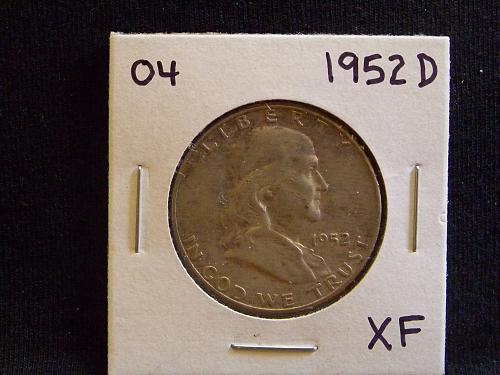 1952 D Franklin Half Dollar