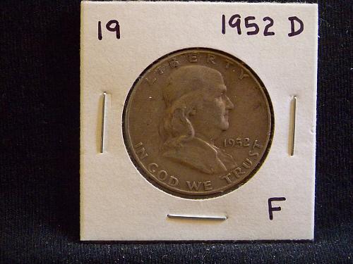 1952 D Franklin Half Dollar