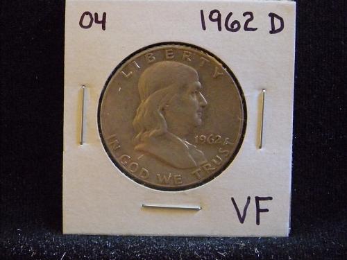 1962 D Franklin Half Dollar