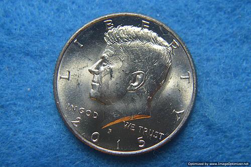 2015 P Kennedy Half Dollars