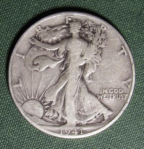 1941D Walking Liberty Half Dollar