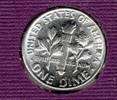 1964d BU Roosevelt Dime -4