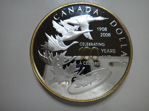 CANADA Dollar 2008 Proof-66 (GEM+) 100th Anniversary of Ottowa Mint