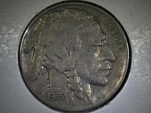 1935 P Buffalo Nickel