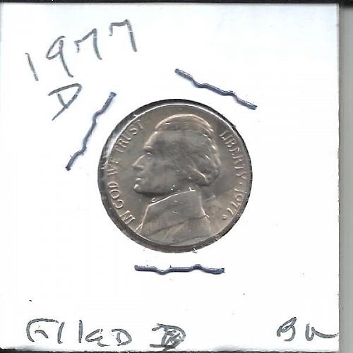 1977   D    JEFFERSON NICKEL