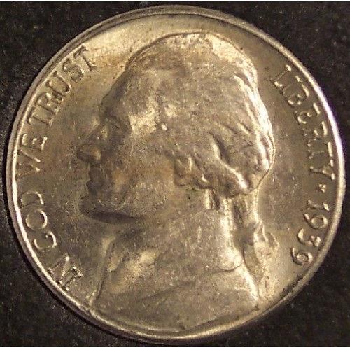 1939-S Jefferson Nickel Semi-Key BU #01090