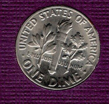 1974d BU Roosevelt Dime -4