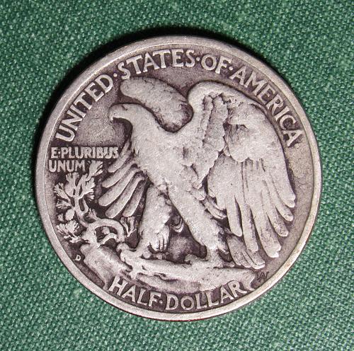 1936D Walking Liberty Half Dollar