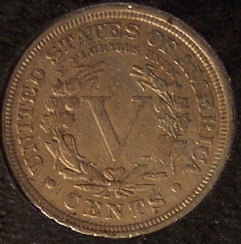 1910 Liberty Head "V" Nickel EF #0245