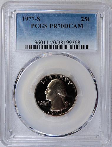 1977 S Proof Washington Quarter