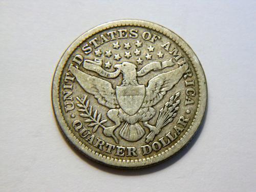 1899-P Silver Barber Quarter