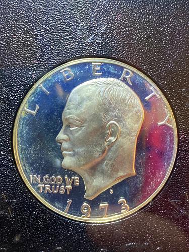 1973 Brown Ike Silver Proof