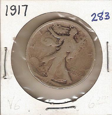 1917 Walking Liberty Half