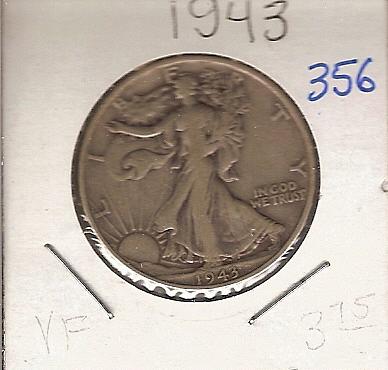 1943 Walking Liberty Half