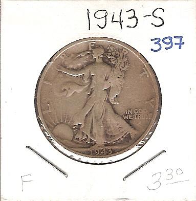1943-S Walking Liberty Half - 397