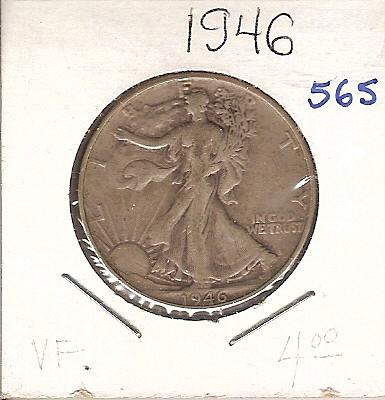 1946 Walking Liberty Half