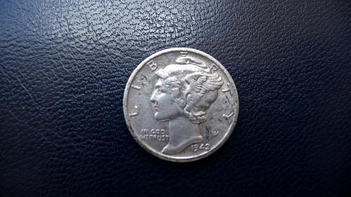 1942-S Mercury Dime