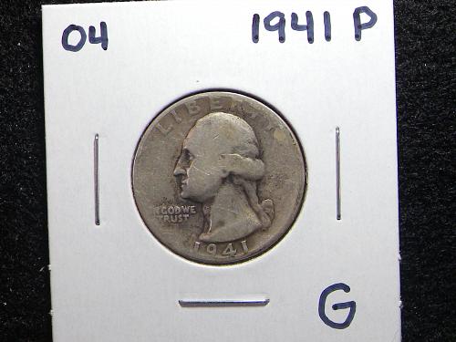 1941 P Washington Quarter