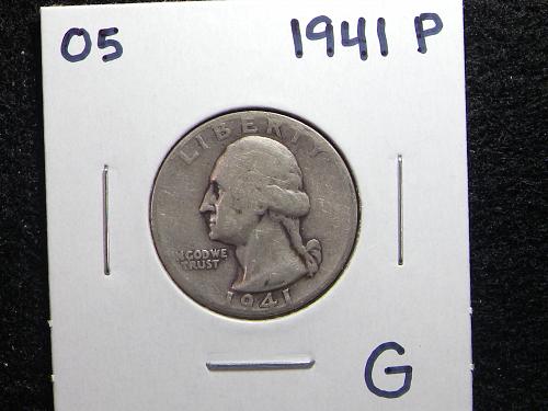 1941 P Washington Quarter