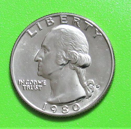 1980-D 25 Cents - Washington Quarter - Uncirculated