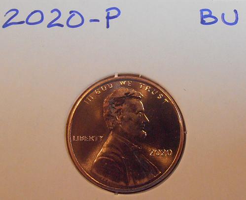 2020 P Lincoln Shield Cent