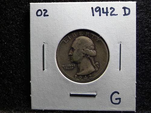 1942 D Washington Quarter