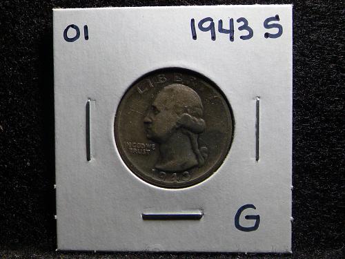 1943 S Washington Quarter