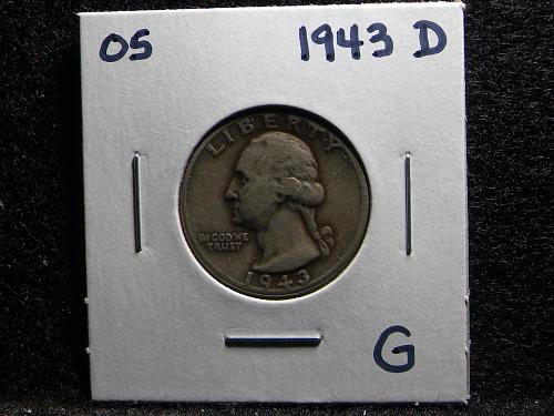 1943 D Washington Quarter