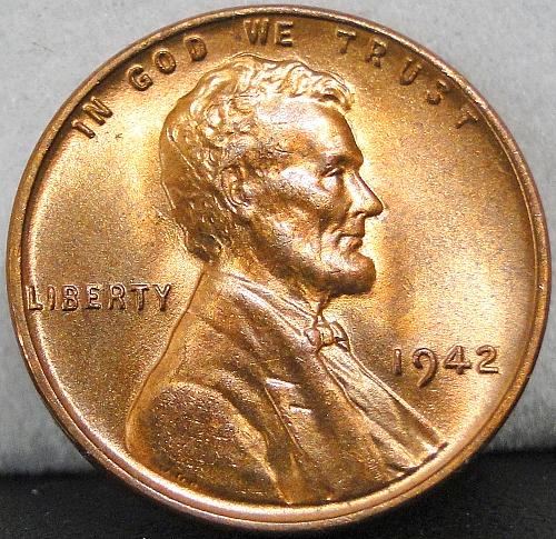 1942 Lincoln Wheat Cent