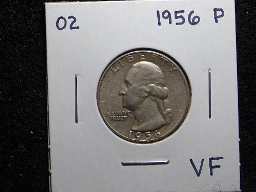 1956 P Washington Quarter