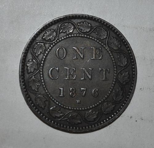 Canada 1 cent 1876H  (6265)