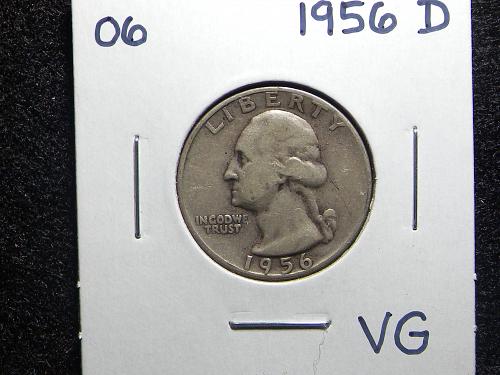 1956 D Washington Quarter