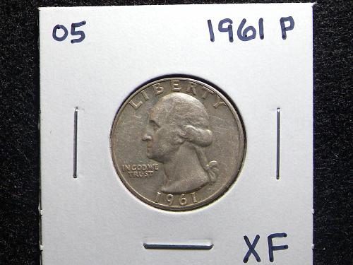 1961 P Washington Quarter