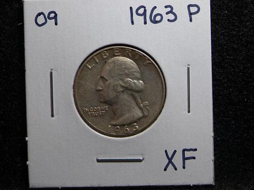 1963 P Washington Quarter