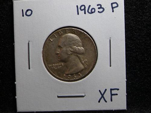 1963 P Washington Quarter