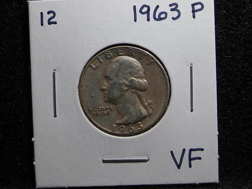 1963 P Washington Quarter