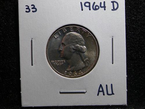 1964 D Washington Quarter