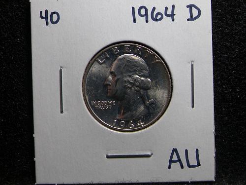 1964 D Washington Quarter