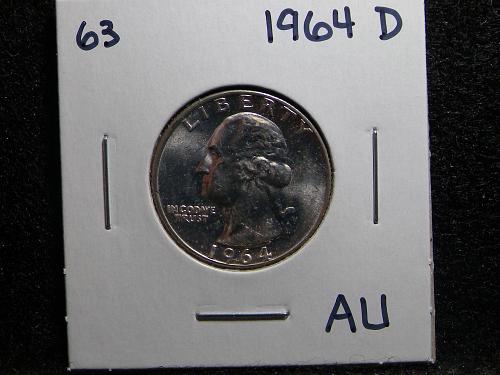 1964 D Washington Quarter