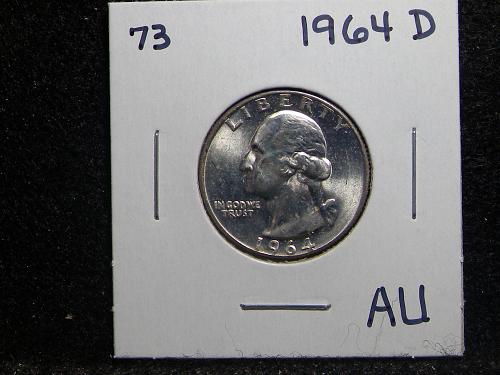 1964 D Washington Quarter