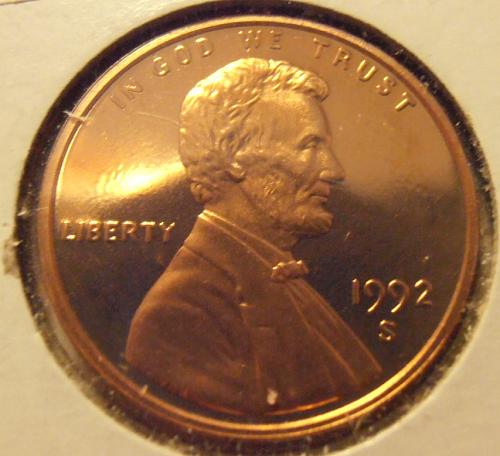 1992 S DCAM Lincoln Cent, (1992S DCAM-2)
