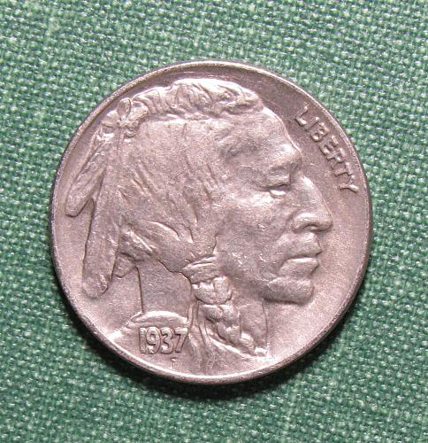 1937P Buffalo Nickel